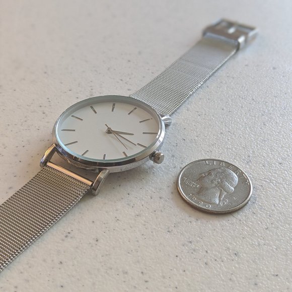 Orologio SILVER Women's Designer Stainless Watch - Picture 9 of 10